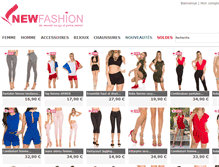 Tablet Screenshot of newfashion.fr